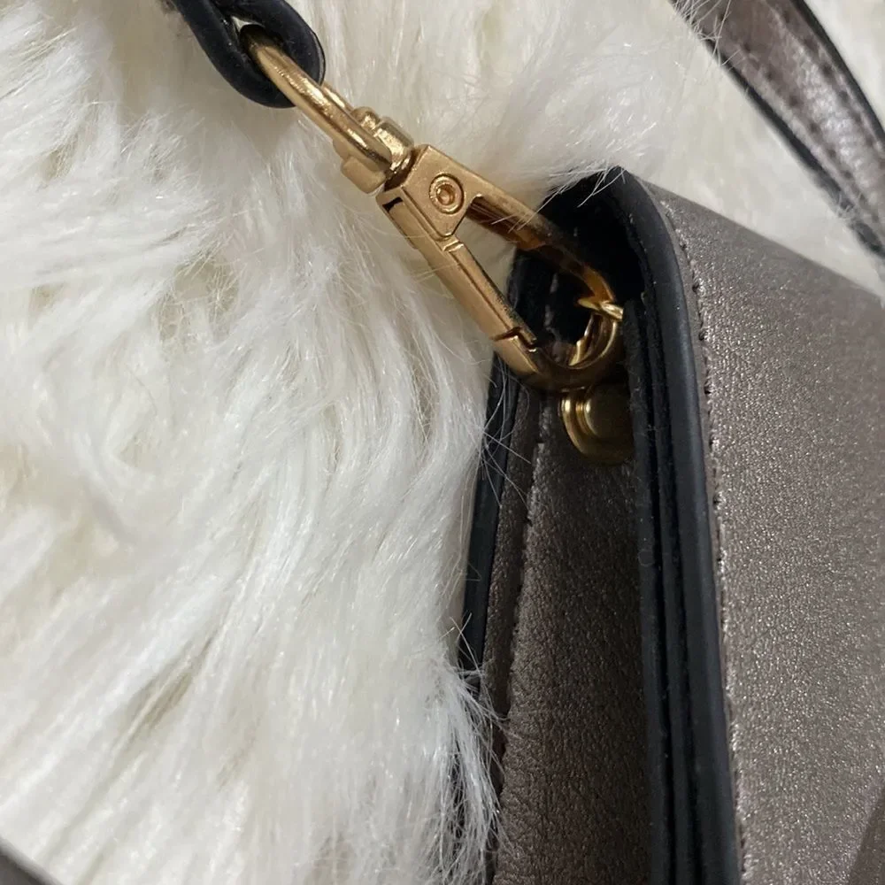 Summer & Rose Celine Crossbody  Steel Handbag Purse